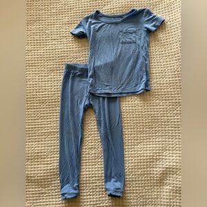 Kyte BABY Blue Short Sleeve Pajama Set